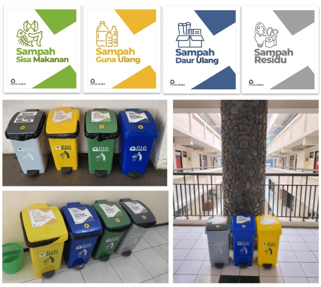 tempat sampah di itb